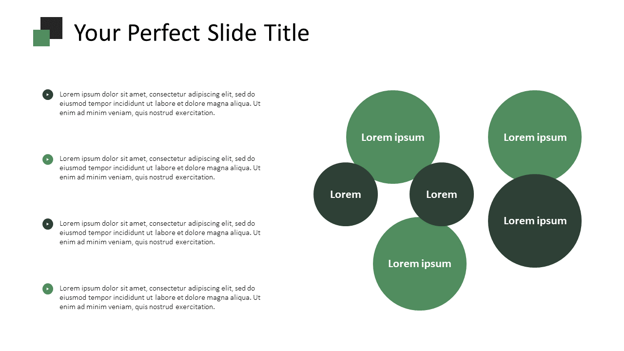 Effective Bubble Slides PowerPoint Presentation Template 